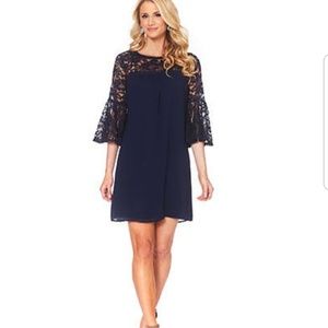 Luxology - Sheer Black Shift Dress